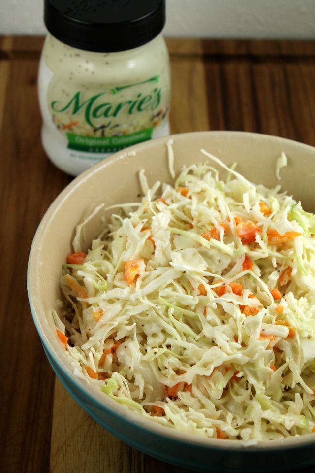 Quick Sweet Pepper Slaw Recipe from Miss in the Kitchen