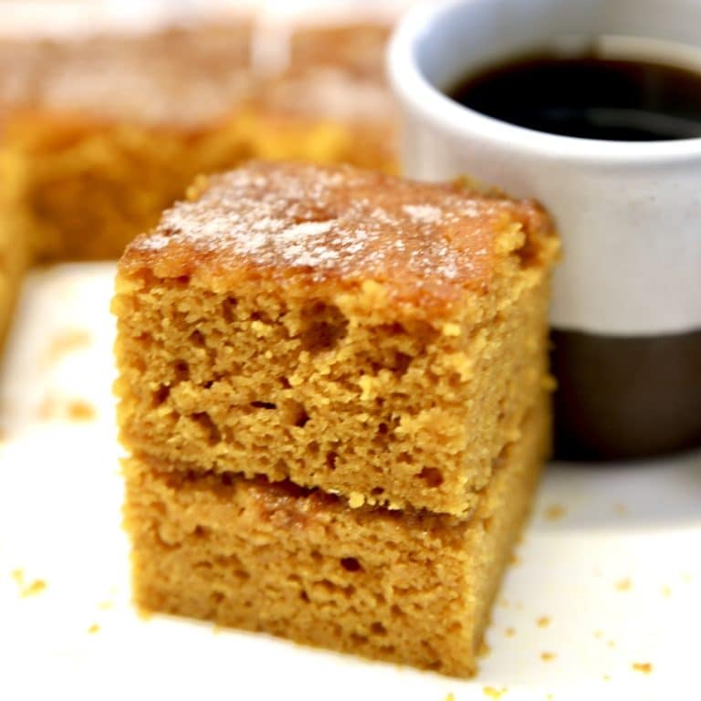 Pumpkin Snickerdoodle Snack Cake