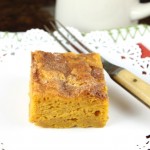 Pumpkin Snickerdoodle Snack Cake from missinthekitchen.com