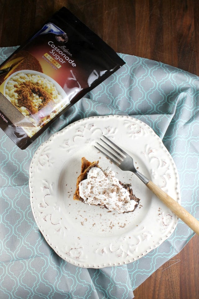 Mocha Pecan Pie made with T-Sugars Gourmet Cassonade Sugar from Miss in the Kitchen