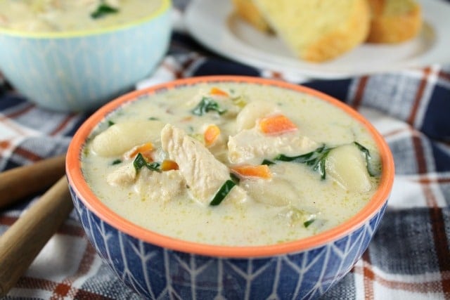 Chicken Gnocchi Soup Recipe from Miss in the Kitchen