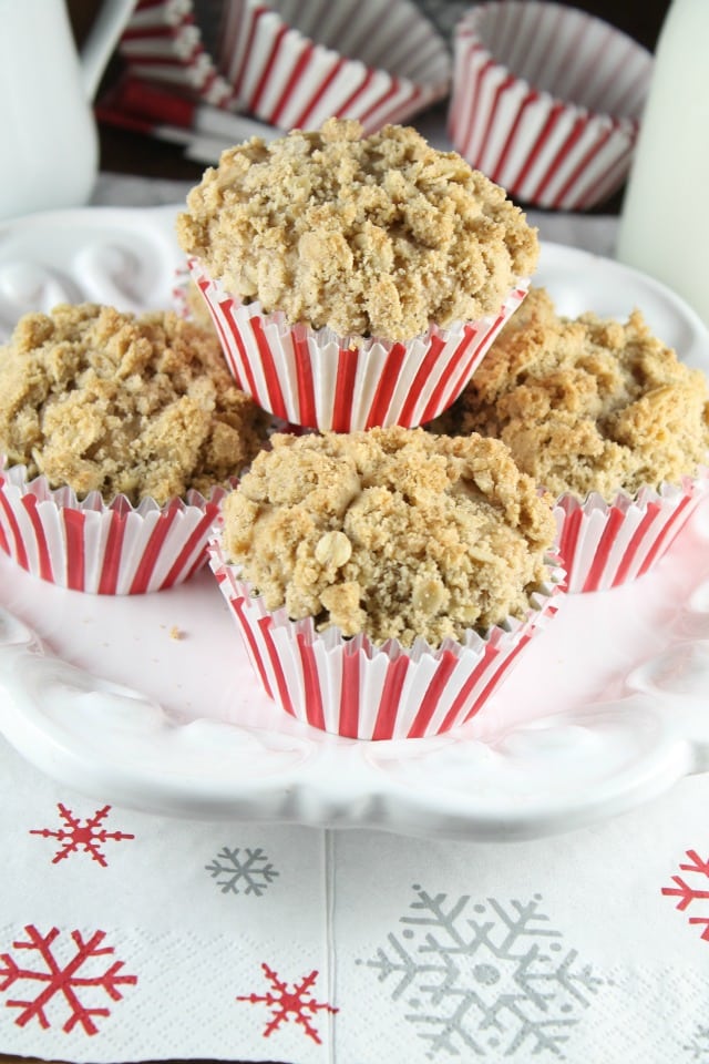 Chocolate Chunk Coffee Cake Muffins ~ Recipe ~ MissintheKitchen.com #sponsored