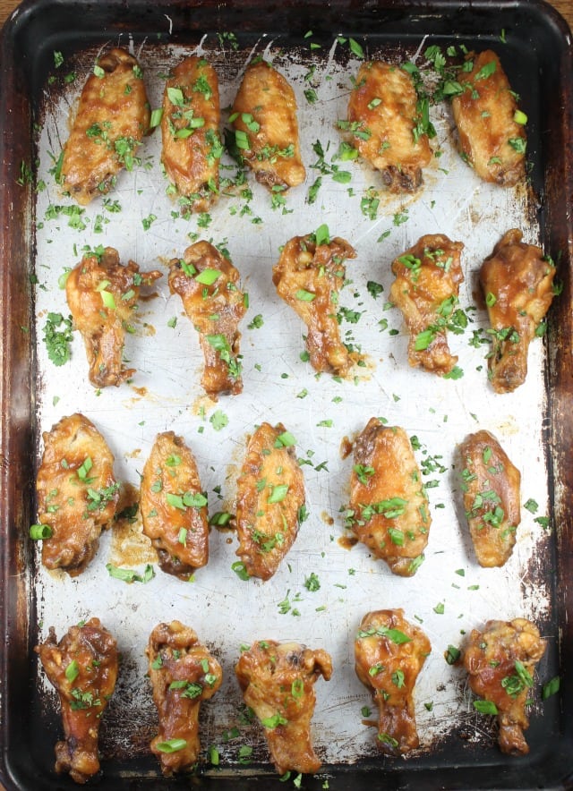 Asian Chicken Wings Appetizer Recipe with Musselman's Apple Butter from MissintheKitchen.com #AppleButterSpin