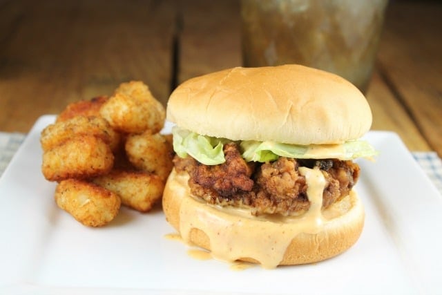 Chicken Fried Steak Sandwich ~ Ultimate Comfort Food ~ Missinthekitchen.com