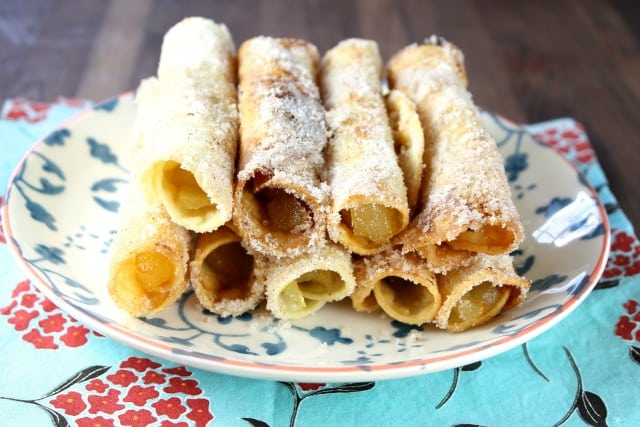 Apple Pie Taquitos Recipe found at MissintheKitchen.com