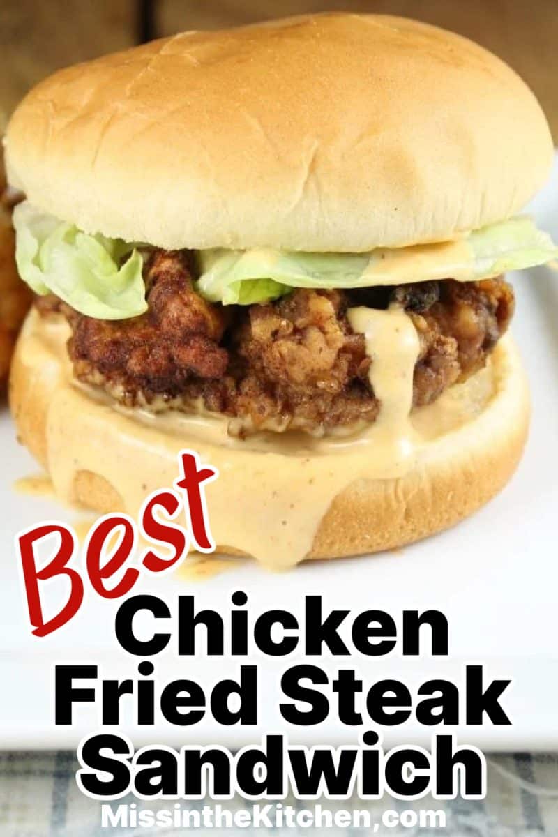 Best chicken fried steak sandwich.