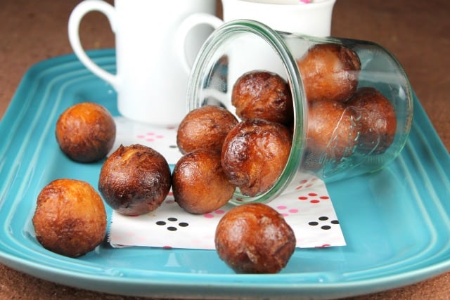 Chai Latte Glazed Donut Holes Recipe from Miss in the Kitchen