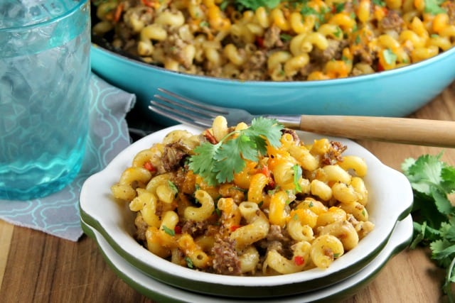 Zesty Taco Pasta Bake Recipe ~ Miss in the Kitchen ~ Easy comfort food
