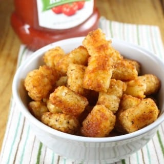 Oven Fried Tater Tots ~ MissintheKitchen