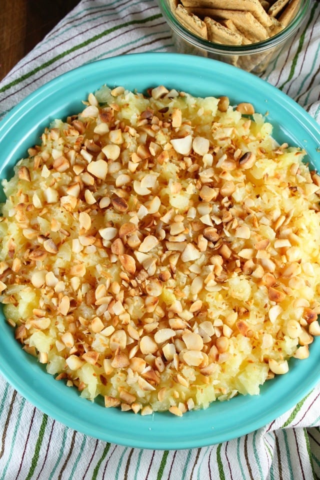 Pineapple Cream Cheese Pie Dip from MissintheKitchen.com