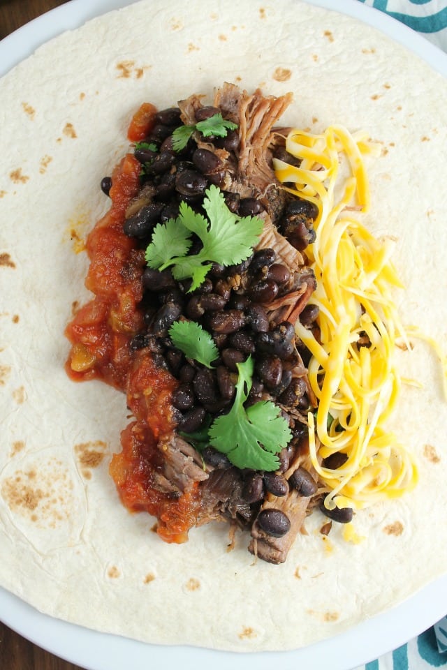 Filling for Beef and Bean Burritos ~ Miss in the Kitchen