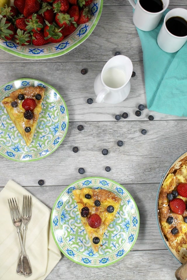 Recipe for Overnight Buttermilk French Toast from MissintheKitchen.com