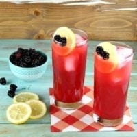 Blackberry Lemonade Recipe for a refreshing and delicious summer drink. From MissintheKitchen
