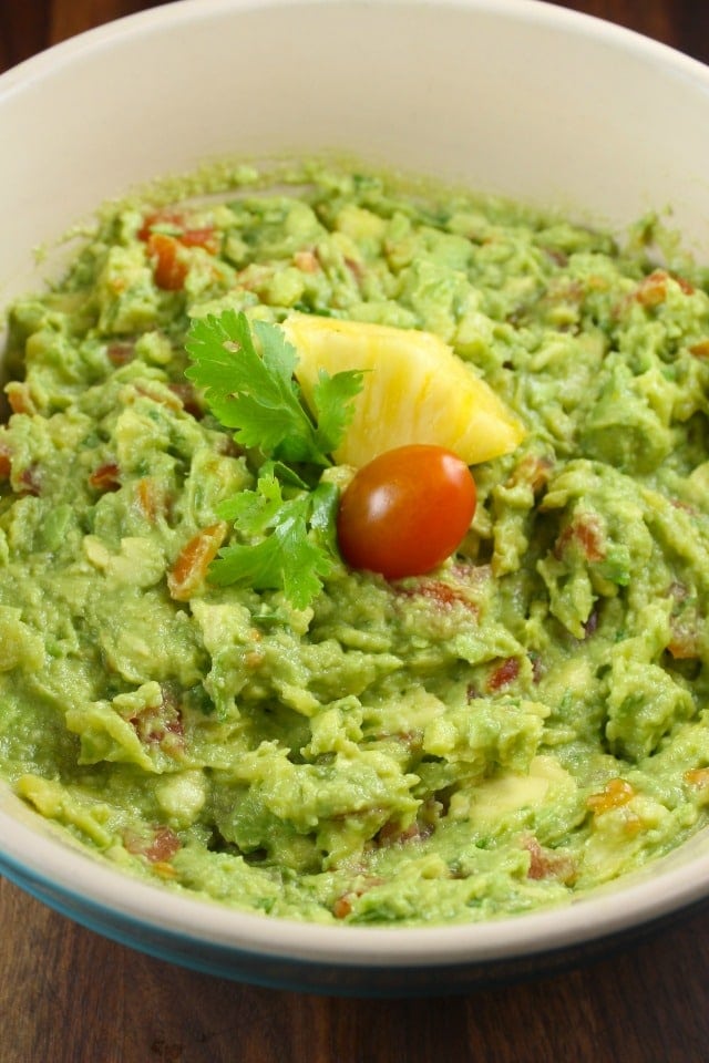 Pineapple Guacamole Recipe from MissintheKitchen.com