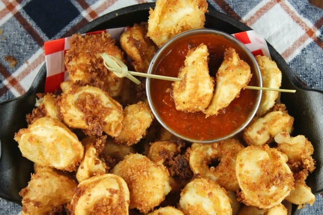 Fried Tortellini Appetizer Recipe from MissintheKitchen.com