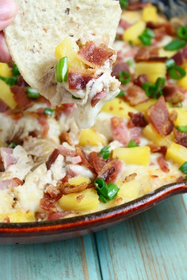 Hawaiian Onion Dip Recipe for parties and cookouts. From Miss in the Kitchen
