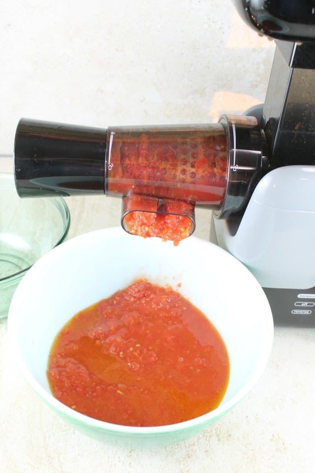 Recipe for Roasted Tomato and Onion Sauce found at MissintheKitchen.com 