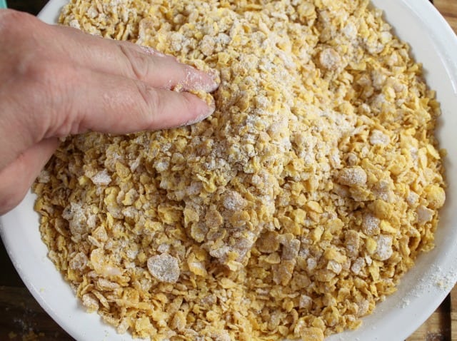 Cornflake Crusted Oven Fried Chicken- MissintheKitchen