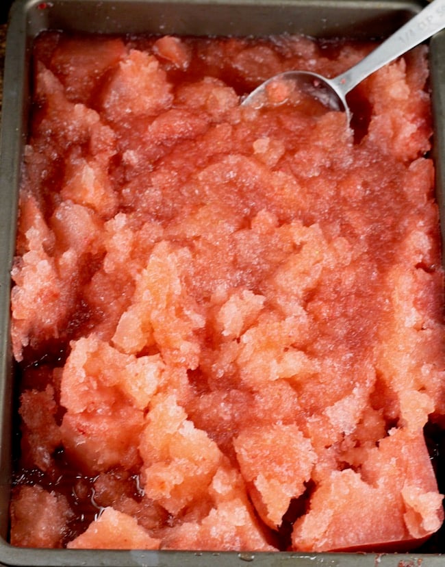 Frozen Strawberry Lemonade Moscato Slushie Party Cocktail
