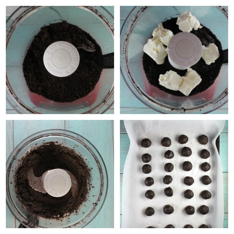 Step by Step Photos for OREO Cookie Ball Snowmen ~ MissintheKitchen
