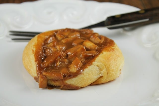 Caramel Apple Danish Recipe from MissintheKitchen.com with Pillsbury Crescent Dough #ad