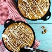 Pumpkin Spice Coffee Cake with Maple Drizzle Recipe from MissintheKitchen.com