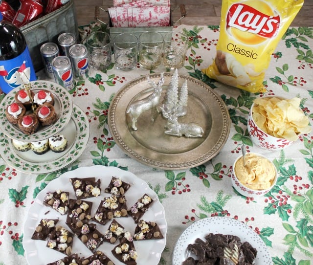 Frito Lay White Elephant Exchange Party from MissintheKitchen.com #ad