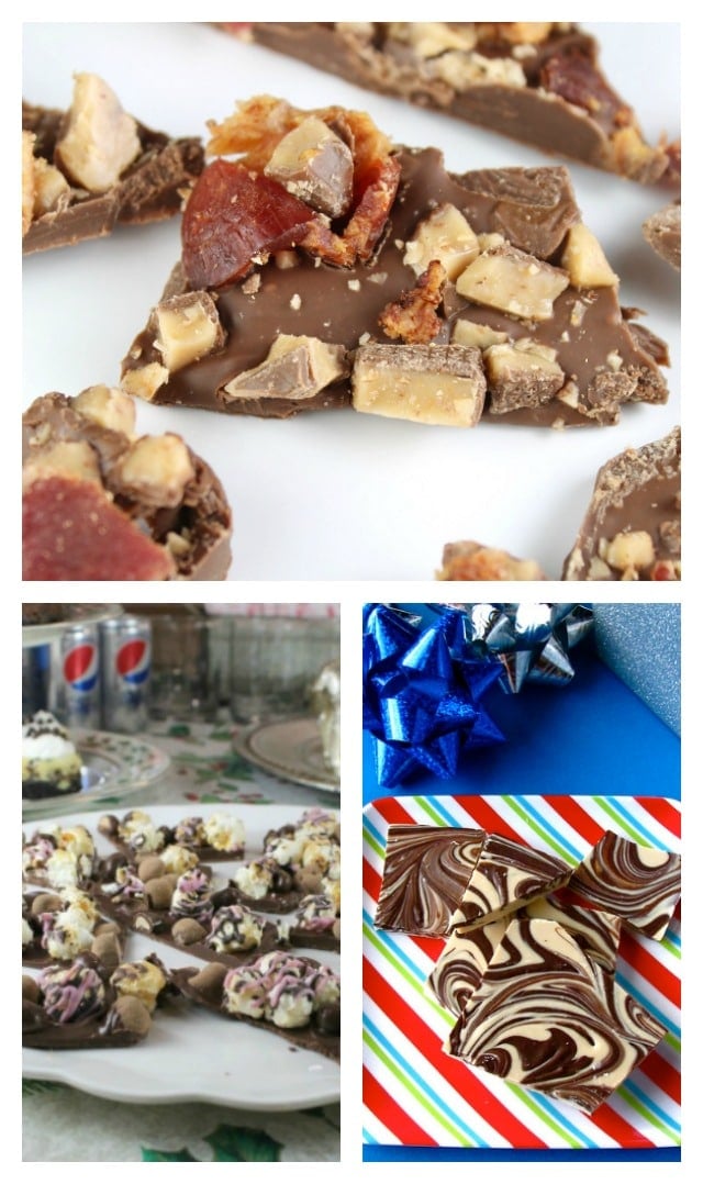 Chocolate Bark Recipes from MissintheKitchen.com