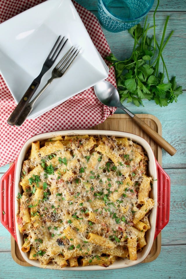Cheesy Beef Rigatoni Casserole Recipe | Miss in the Kitchen | Easy Dinner | Beef recipe