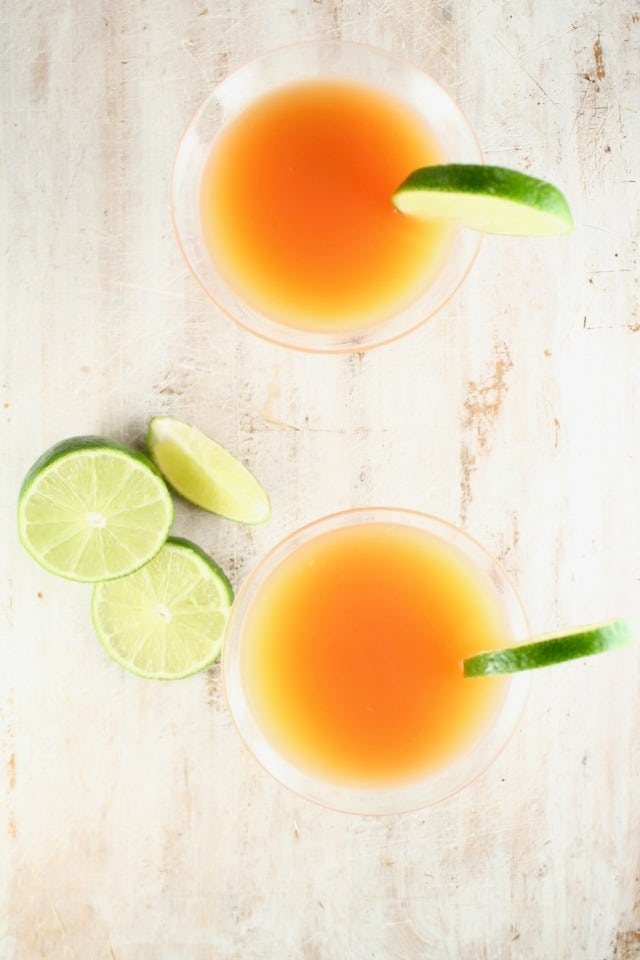 Gorgeous Large Batch Cocktail ~ Rum Sunset Cocktail Recipe ~ MissintheKitchen.com