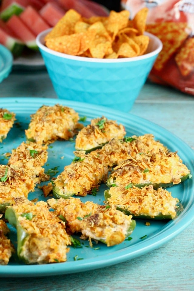 Doritos Chicken Jalapeno Poppers Recipe from MissintheKitchen.com #ad #SayYesToSummer