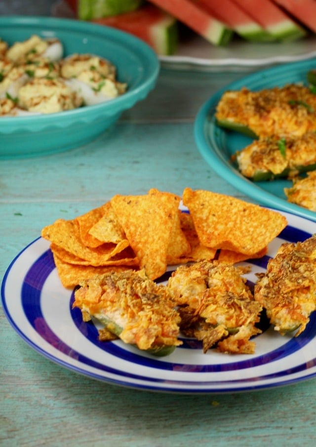  Doritos Chicken Jalapeno Poppers Recipe ~ great for cookouts and BBQ's from MIssintheKitchen.com #ad #SayYesToSummer