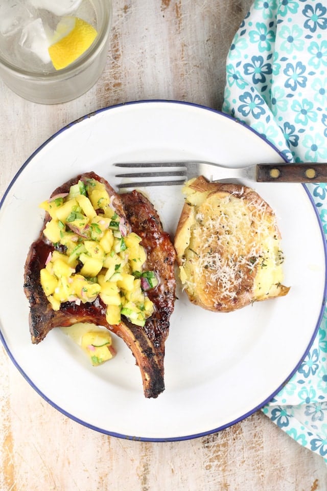 Pineapple Jalapeno Relish ~ delicious addition to grilled pork chops and more this summer ~ from MissintheKitchen.com