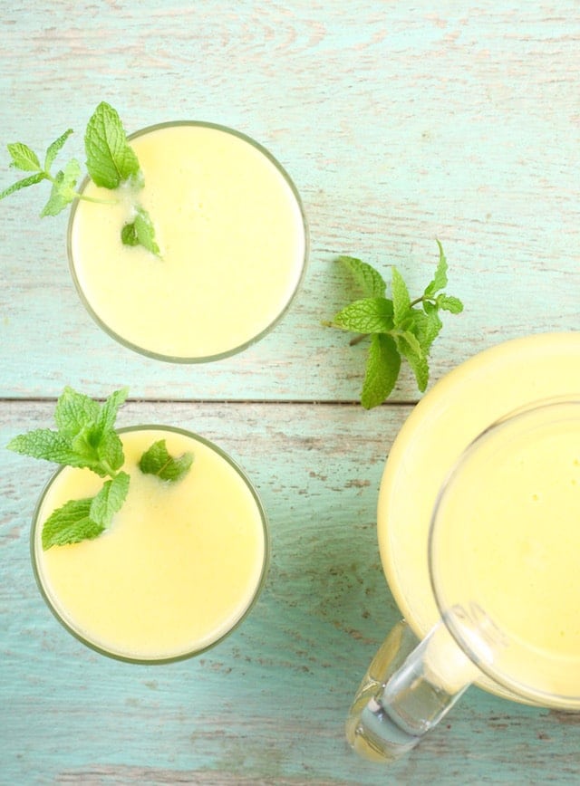 Mango Rum Coolers Cocktails ~ MissintheKitchen.com