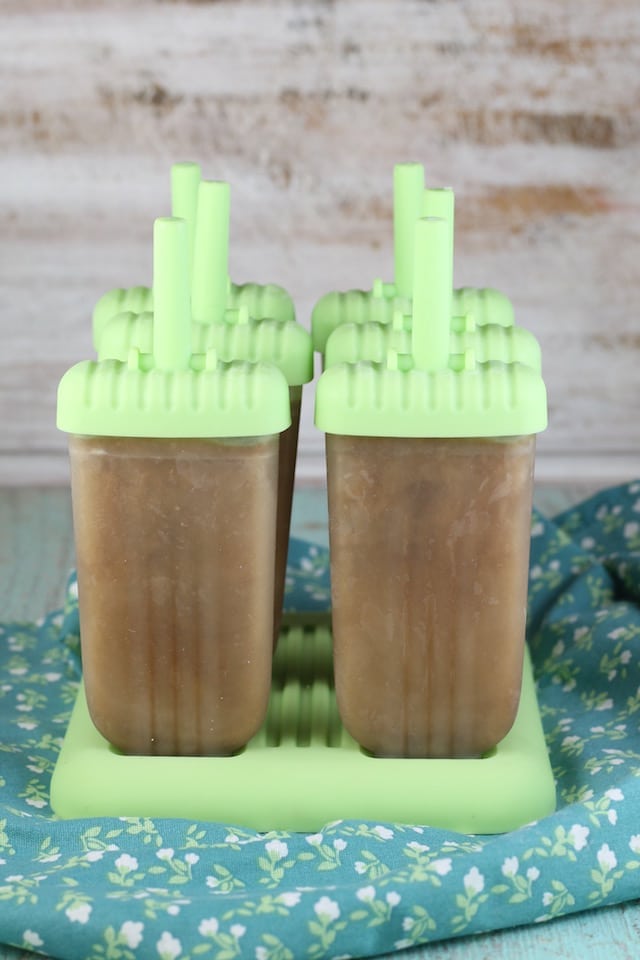 Mocha Popsicles Recipe from MissintheKitchen.com #sponsored