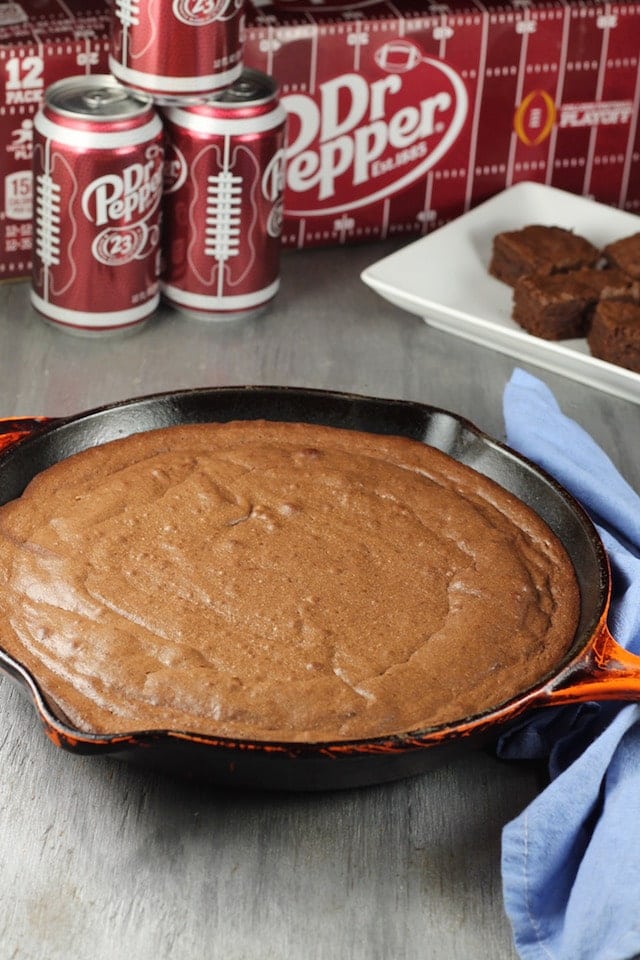 Dr Pepper Brownies ~ MissintheKitchen.com #ad
