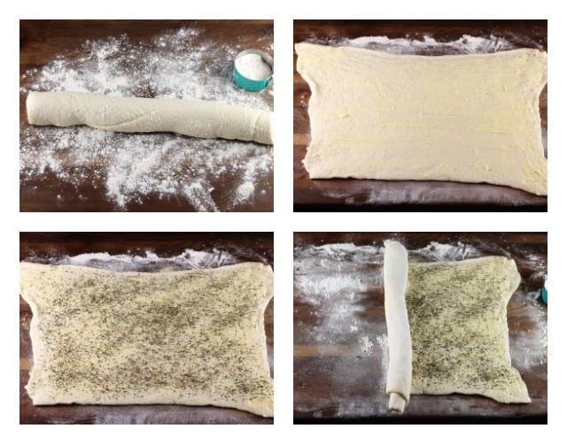 Quick Butter & Herb Rolls Recipe from Missinthekitchen.com