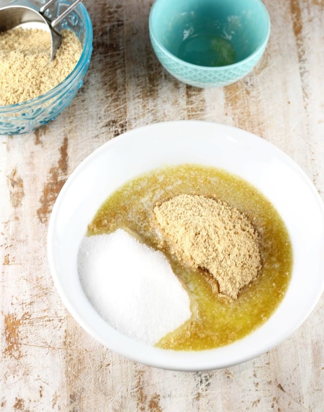 Crust Ingredients for Mini Cheesecakes ~ MissintheKitchen.com