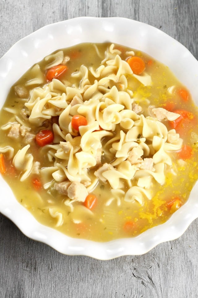 Chicken Noodle Casserole Recipe from MissintheKitchen.com