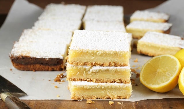 Easy Lemony Lemon Bars Recipe from Missinthekitchen.com
