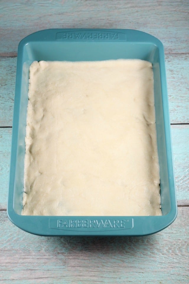 Sugar Cookie Dough for Brown Sugar Pecan Pie Bars Recipe ~ MissintheKitchen.com #AD