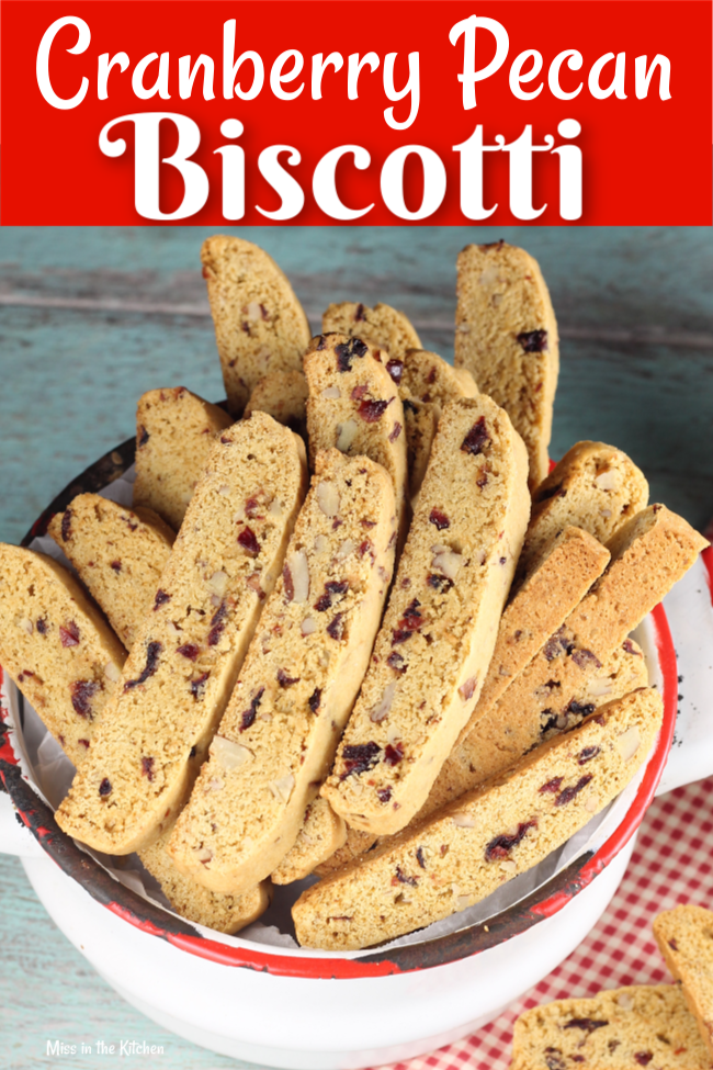 Cranberry Pecan Biscotti 