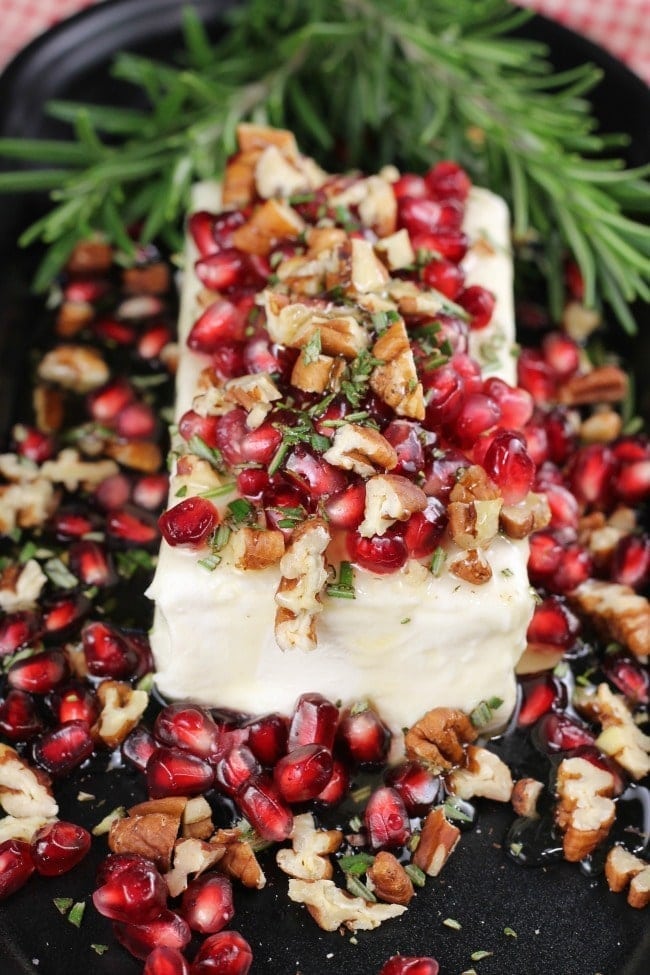 Pomegranate Pecan Party Appetizer