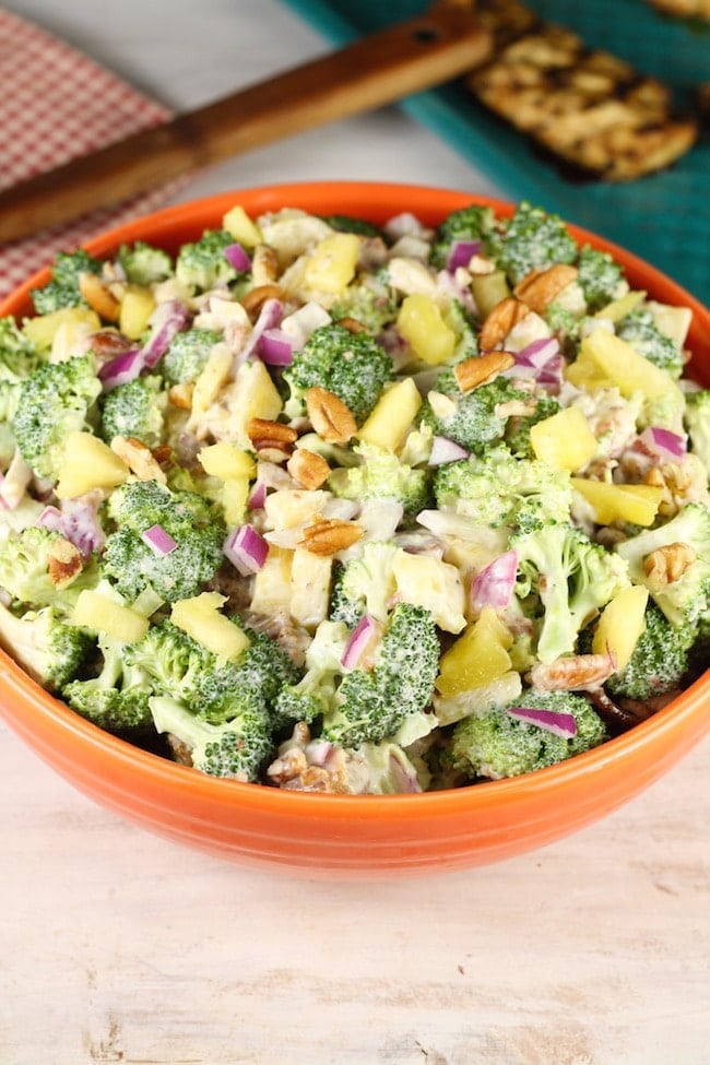 Broccoli Pineapple Salad Bowl