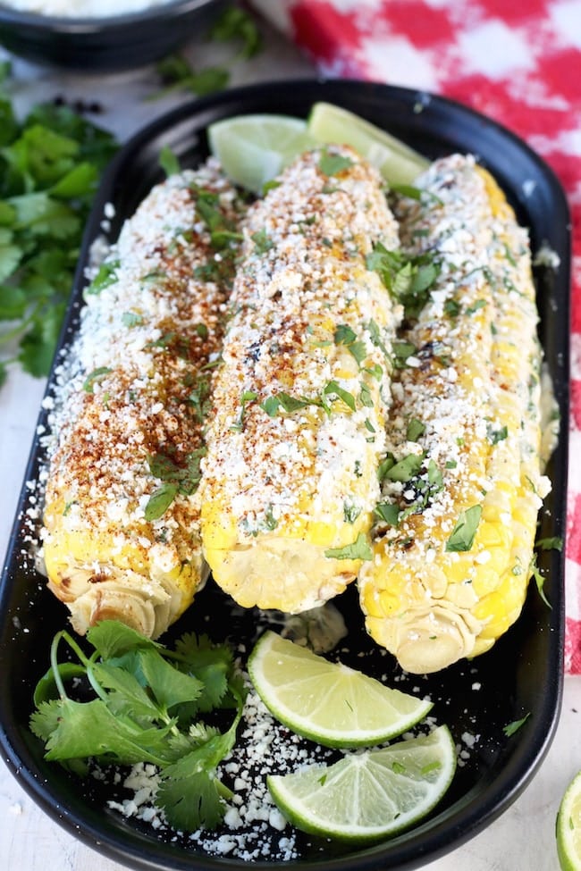 Grilled Mexican Street Corn 