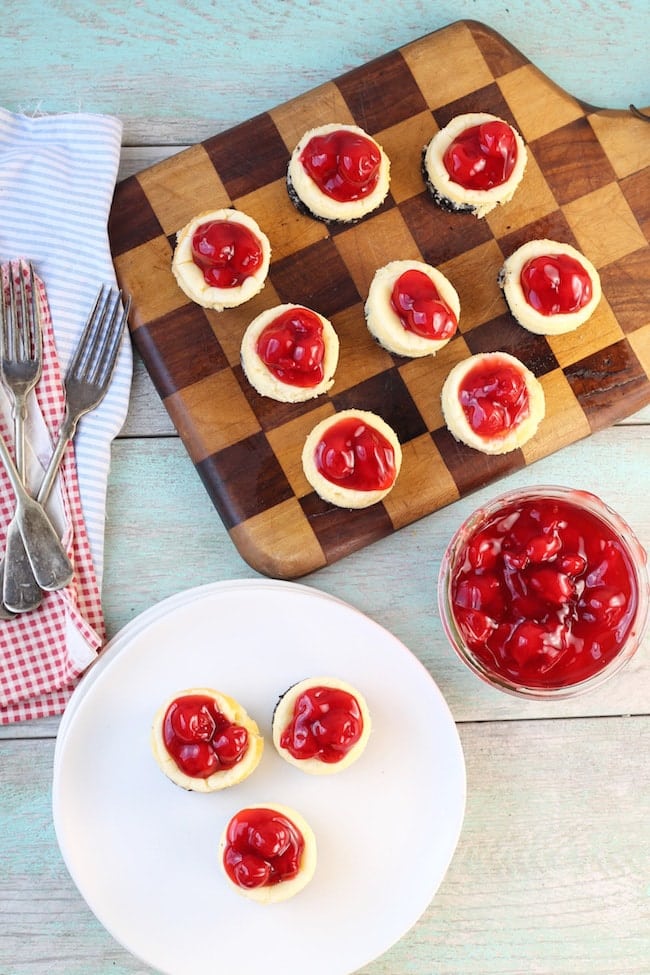 Mini Cherry Cheesecakes Desserts 