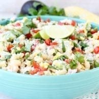 Easy Mexican Street Corn Pasta Salad