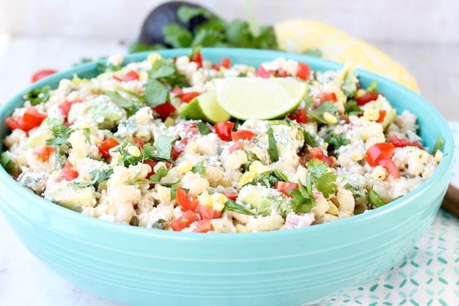 Easy Mexican Street Corn Pasta Salad