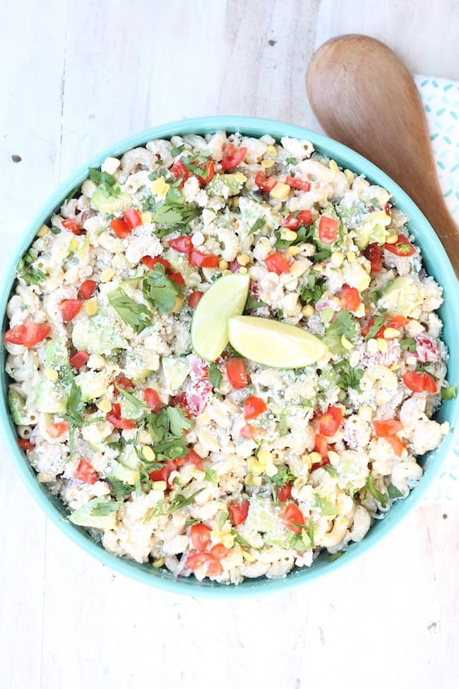 Delicious Mexican Street Corn Pasta Salad Recipe
