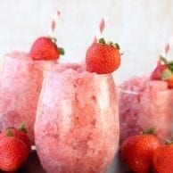 Strawberry Watermelon Frose Summer Party Cocktail